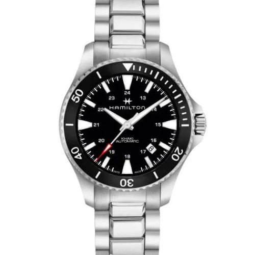 Hamilton Metallarmband-Khaki Navy Scuba Auto - H82335131