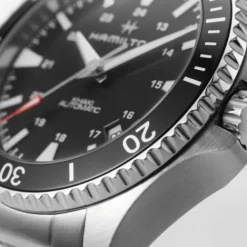 Hamilton Metallarmband-Khaki Navy Scuba Auto - H82335131