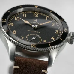 Hamilton Lederarmband-Khaki Pilot Pioneer Small Second Mechanical - H76719530