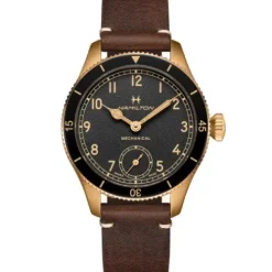 Hamilton Lederarmband-Khaki Pilot Pioneer Small Second Mechanical - H76709530