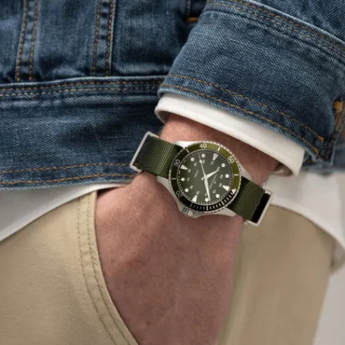 Hamilton Textilarmband (Nato)-Khaki Scuba Quartz - H82241961