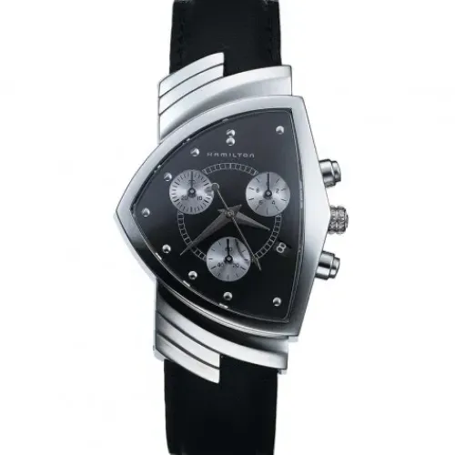Hamilton Lederarmband-Ventura Chrono Quartz - H24412732