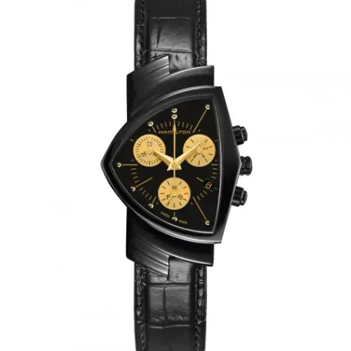 Hamilton Lederarmband-Ventura Chrono Quartz - H24402730