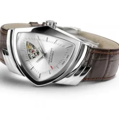 Hamilton Lederarmband-Ventura Open Heart Auto - H24515552