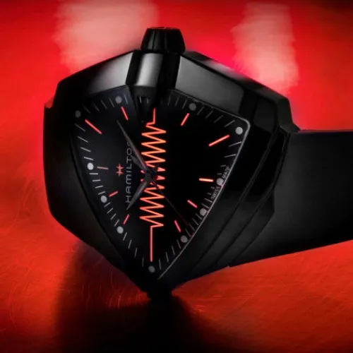 Hamilton Silikonarmband-Ventura XXL Quartz - H24604330