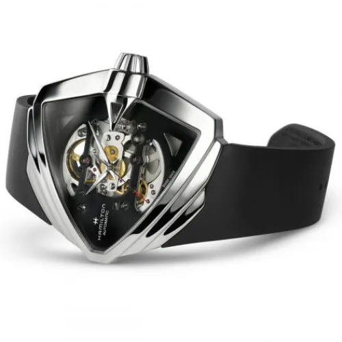 Hamilton Silikonarmband-Ventura XXL Skeleton Auto - H24625330
