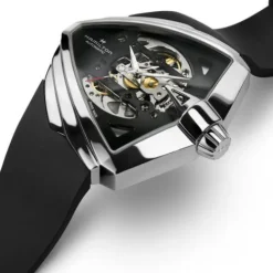 Hamilton Silikonarmband-Ventura XXL Skeleton Auto - H24625330