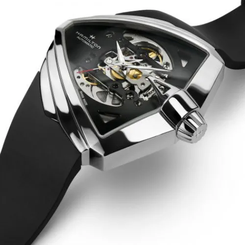 Hamilton Silikonarmband-Ventura XXL Skeleton Auto - H24625330