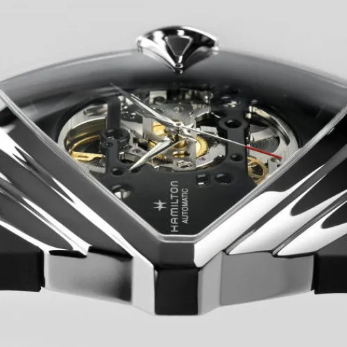 Hamilton Silikonarmband-Ventura XXL Skeleton Auto - H24625330