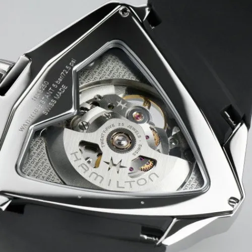 Hamilton Silikonarmband-Ventura XXL Skeleton Auto - H24625330