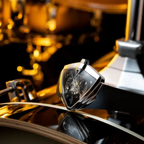 Hamilton Silikonarmband-Ventura XXL Skeleton Auto - H24625330