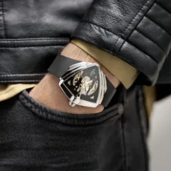 Hamilton Silikonarmband-Ventura XXL Skeleton Auto - H24625330