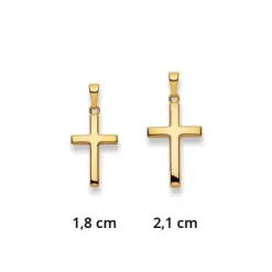 Helen Kirchhofer Gold Classics (Kette mit) Kreuz-HK Gold Classics Anhänger Gelbgold 375/9k Kreuz