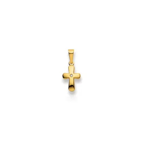 Helen Kirchhofer Gold Classics (Kette mit) Kreuz-HK Gold Classics Anhänger Gelbgold 750/18k Kreuz - 1158.02615/0001