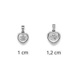 Helen Kirchhofer Gold Classics (Kette mit) Herz-HK Gold Classics Anhänger Weissgold 750/18k Engel