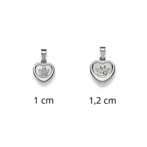 Helen Kirchhofer Gold Classics (Kette mit) Herz-HK Gold Classics Anhänger Weissgold 750/18k Engel