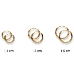 Helen Kirchhofer Gold Classics Ohrringe-HK Gold Classics Creolen Gelbgold 750/18k