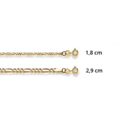 Helen Kirchhofer Gold Classics Halsketten-HK Gold Classics Figarokette Gelbgold 375/9k