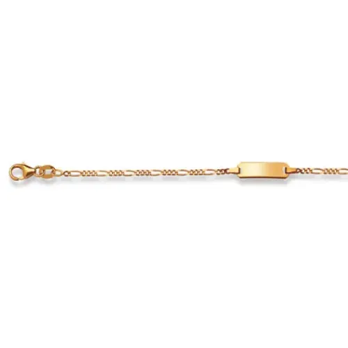 Helen Kirchhofer Gold Classics Armbänder-HK Gold Classics ID Armband Gelbgold 750/18k Figaro - 1173.01000/1400