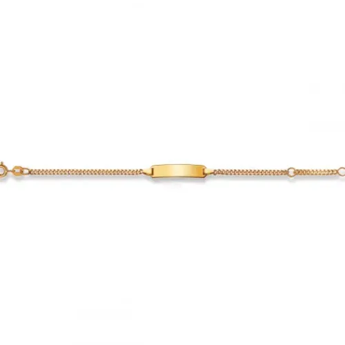 Helen Kirchhofer Gold Classics Armbänder-HK Gold Classics ID Armband Gelbgold 375/9k Panzer
