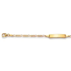 Helen Kirchhofer Gold Classics Armbänder-HK Gold Classics ID Armband Gelbgold 585/14k Figaro