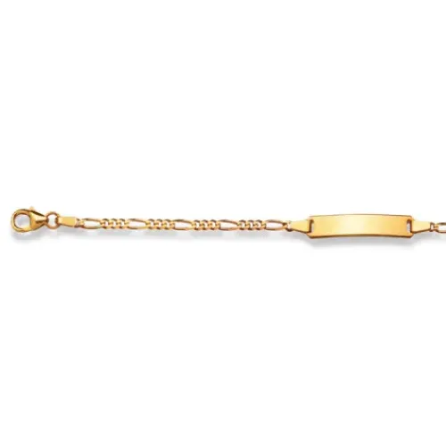 Helen Kirchhofer Gold Classics Armbänder-HK Gold Classics ID Armband Gelbgold 585/14k Figaro