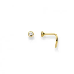 Helen Kirchhofer Gold Classics Herrenschmuck-HK Gold Classics Nasenstecker Gelbgold 750/18k