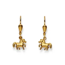 Helen Kirchhofer Gold Classics Ohrringe-HK Gold Classics Ohrhänger Gelbgold 750/18k Pferd - 1169.03203/0001
