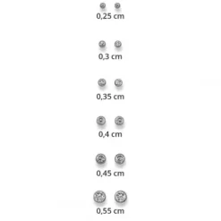 Helen Kirchhofer Gold Classics Ohrringe-HK Gold Classics Ohrstecker Weissgold 750/18k Zirkonia