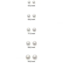 Helen Kirchhofer Gold Classics Ohrringe-HK Gold Classics Ohrstecker Weissgold 750/18k Akoyaperlen