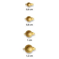 Helen Kirchhofer Gold Classics Herrenschmuck-HK Gold Classics Schliesse Gelbgold 750/18k Matt