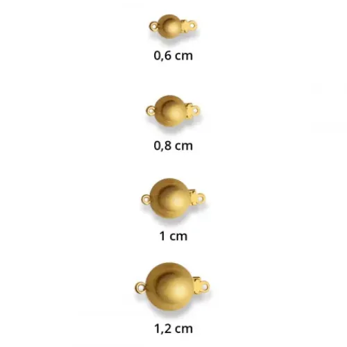 Helen Kirchhofer Gold Classics Herrenschmuck-HK Gold Classics Schliesse Gelbgold 750/18k Matt