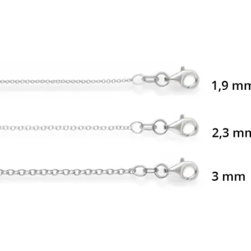 Helen Kirchhofer Silver Classics Halsketten-HK Silver Classics Ankerkette Rund