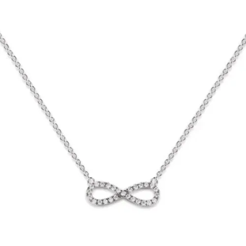 Helen Kirchhofer Silver Classics Halsketten-HK Silver Classics Infinity Halskette - 925Silber 45 cm 1.1mm 2.40g