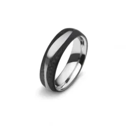 Helen Kirchhofer Steel Classics Ringe-HK Steel Classics Freundschaftsring Carbon