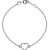 Hot Diamonds (Kette mit) Herz-Ripple Armband - GB006