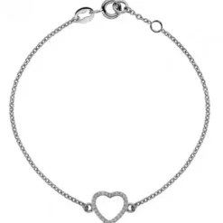 Hot Diamonds (Kette mit) Herz-Ripple Armband - GB006