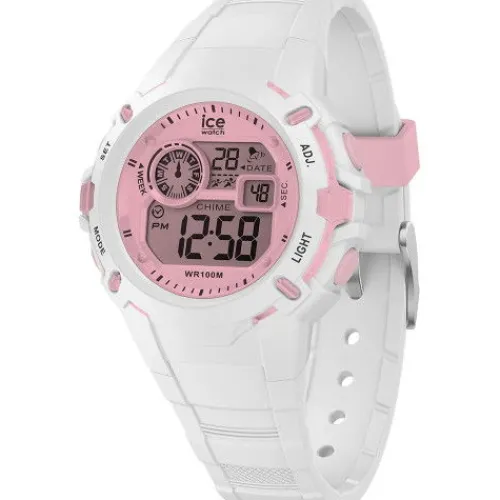 Ice-Watch Silikonarmband-Ice Digit Explorer White Pink - 024001