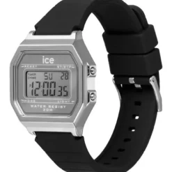 Ice-Watch Silikonarmband-Ice Digit Retro Black Silver - 022735