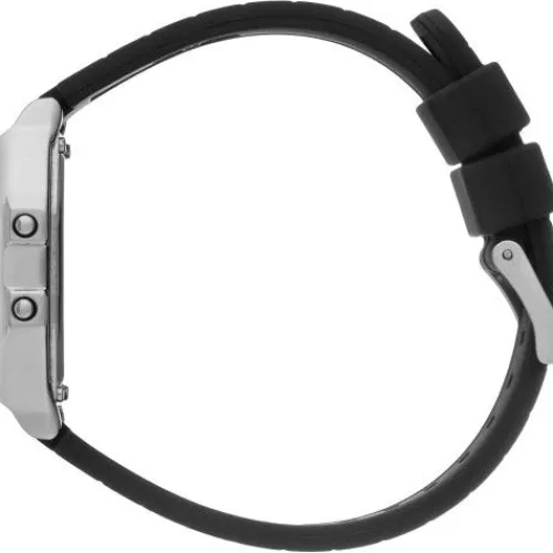 Ice-Watch Silikonarmband-Ice Digit Retro Black Silver - 022735