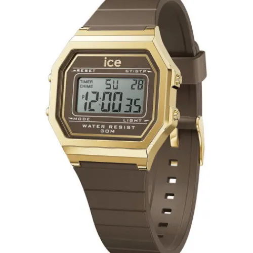 Ice-Watch Silikonarmband-Ice Digit Retro Brown Gold - 023227
