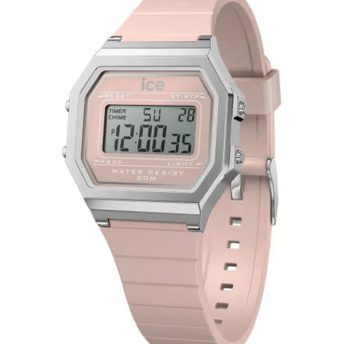 Ice-Watch Silikonarmband-Ice Digit Retro Pink Silver - 023225