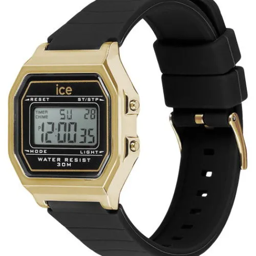 Ice-Watch Silikonarmband-Ice Digit Retro Black Gold - 022064