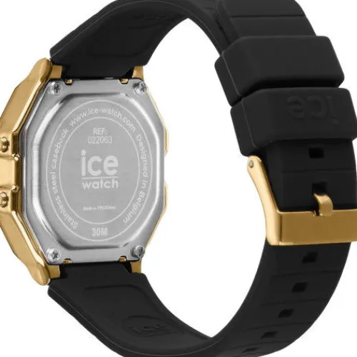 Ice-Watch Silikonarmband-Ice Digit Retro Black Gold - 022064