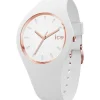 Ice-Watch Silikonarmband-Ice Glam White Rosegold - 024522