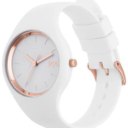 Ice-Watch Silikonarmband-Ice Glam White Rosegold - 024522