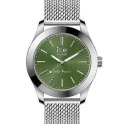 Ice-Watch Metallarmband-Ice Steel Solar Silver Green - 023796