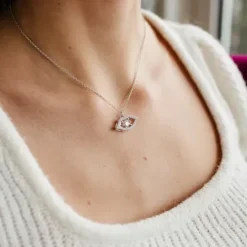 Julie Julsen Halsketten-Dancing Stone Halskette Lips - JJDNE01021.1