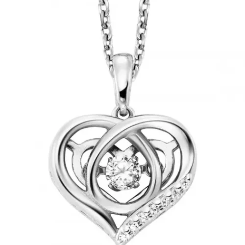 Julie Julsen (Kette mit) Herz-Dancing Stone Halskette Herz - JJDNE1210.1