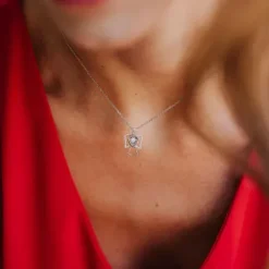 Julie Julsen Halsketten-Dancing Stone Engel Halskette - JJDNE0919.1